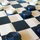 Checkers board game